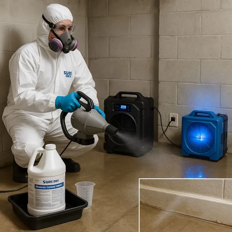 Sanitization and Odor Removal process in Navarre, OH